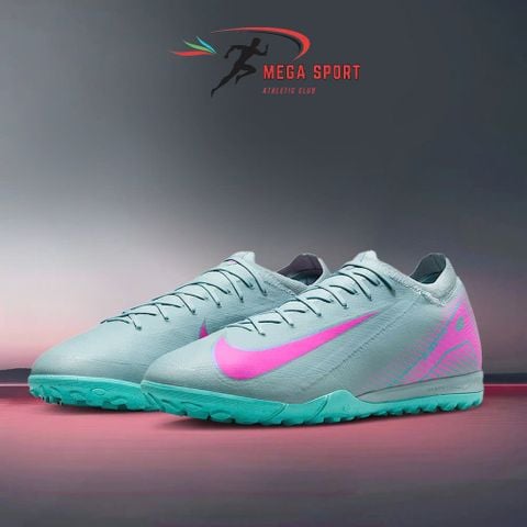  NIKE ZOOM MERCURIAL VAPOR 16 PRO TF - FQ8687-301 - XÁM XANH/HỒNG 