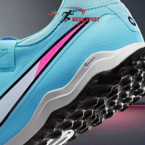  NIKE TIEMPO LEGEND 10 ACADEMY TF - DV4342-401 - XANH/HỒNG 