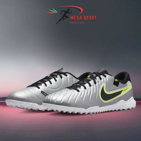  NIKE TIEMPO LEGEND 10 ACADEMY TF - DV4342-001 - XÁM/BẠC 
