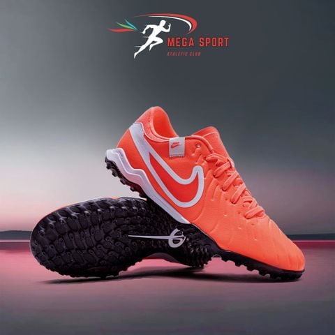  NIKE TIEMPO LEGEND 10 ACADEMY TF - DV4342-800 - ĐỎ/TRẮNG 