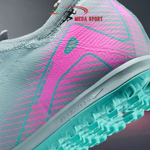  NIKE ZOOM MERCURIAL VAPOR 16 PRO TF - FQ8687-301 - XÁM XANH/HỒNG 