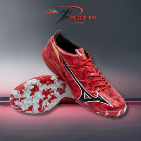  Mizuno Alpha II Elite TF Red Ruby Pack - Red/White/Black P1GD256260 