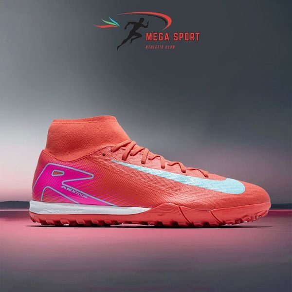  NIKE ZOOM MERCURIAL SUPERFLY 10 ACADEMY TF - FQ8331-800 - ĐỎ/TRẮNG 