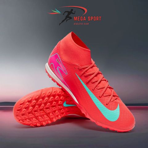  NIKE ZOOM MERCURIAL SUPERFLY 10 ACADEMY TF - FQ8331-800 - ĐỎ/TRẮNG 