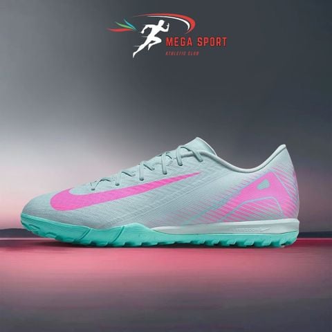  NIKE ZOOM MERCURIAL VAPOR 16 ACADEMY TF - FQ8449-301 - XÁM XANH/HỒNG 