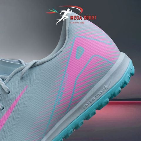  NIKE ZOOM MERCURIAL VAPOR 16 ACADEMY TF - FQ8449-301 - XÁM XANH/HỒNG 