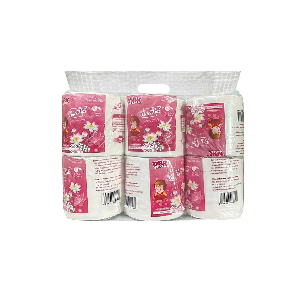  GVS CÓ LÕI 6 CUỘN HỒNG 