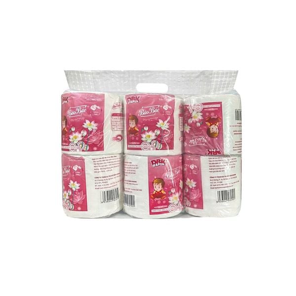  GVS CÓ LÕI 6 CUỘN HỒNG 