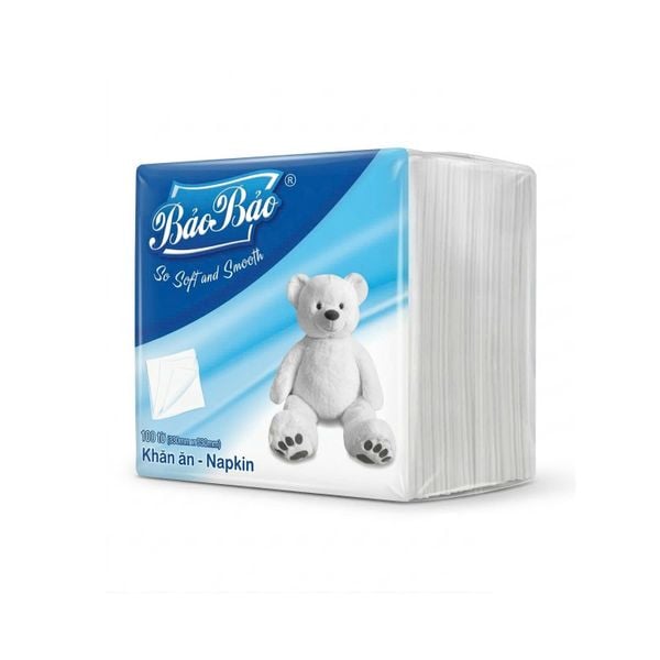  KHĂN ĂN GẤU TRÚC (KHĂN VUÔNG) 