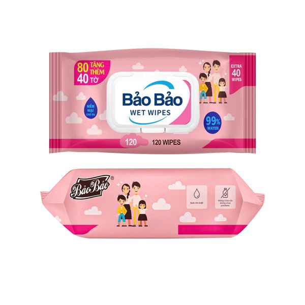  KHĂN ƯỚT BB 120 TỜ 