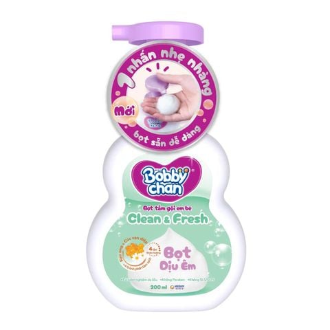 Bọt tắm gội cho bé Bobby Cúc vạn diệp 200ml (0M+)
