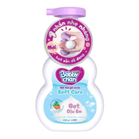 Bọt tắm gội cho bé Bobby Cherry 200ml (0M+)