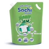 Nước Giặt Xả Cho Bé Sachi Organic Dạng Túi Lớn 3.2kg Tiết Kiệm, Hương Thơm Dịu Nhẹ, Làm Sạch Vết Bẩn