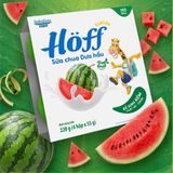 Sữa chua Hoff dưa hấu, lốc 4 hũ, 6m+