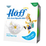 Sữa chua Hoff nguyên bản, lốc 4 hũ, 6m+