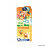 Sữa trái cây Kun 180ml, lốc 4 hộp
