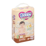 Tã quần Bobby Organic size M 54 + 4 miếng (6 - 11 kg)