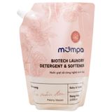 Nước giặt xả Mompa hương hoa mẫu đơn 2L (Từ sơ sinh)
