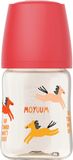 Bình sữa Moyuum Premium PPSU All in One Bottle 170ml (1M+) ngựa đỏ