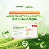 Gạc răng miệng Dr.Papie 0+ (hộp 60 gói)