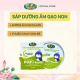 Sáp Gạo Non POZOKIDS dưỡng ẩm Da và Môi thuần chay cho bé Pozo