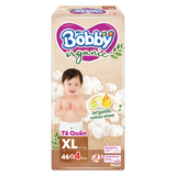 Tã quần Bobby Organic size XL 46 + 4 miếng (12 - 17 kg)
