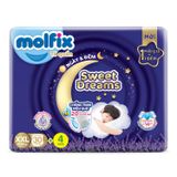 Bỉm - Tã quần Molfix Dream ban đêm size XXL30 (cho bé 15-25kg)