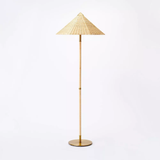  Natural Handwoven Rattan Floor Lamp - FL_NCV015 
