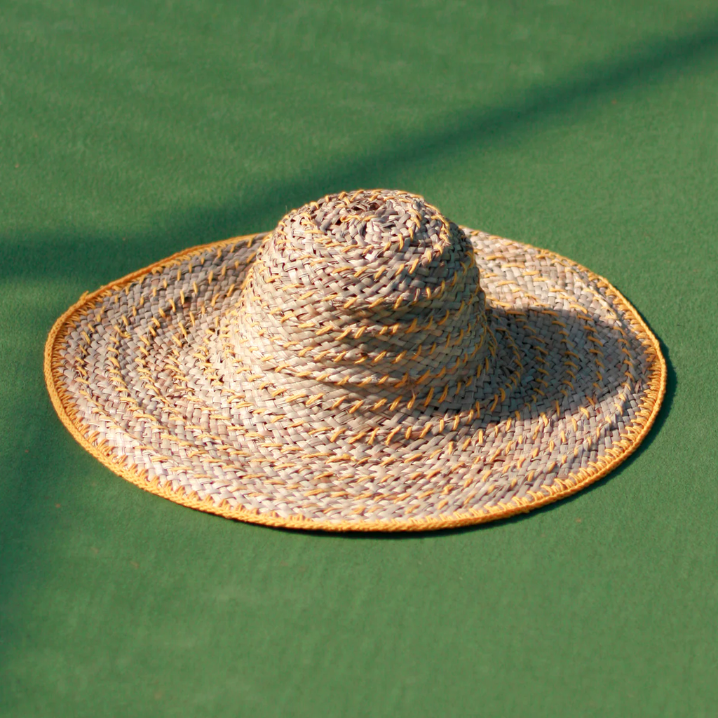  Handcrafted Woven Natural Seagrass Sun Hat - HAT_NCV011 