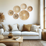  Handcrafted Seagrass Woven Wall Decor Set - WD_NCV001 