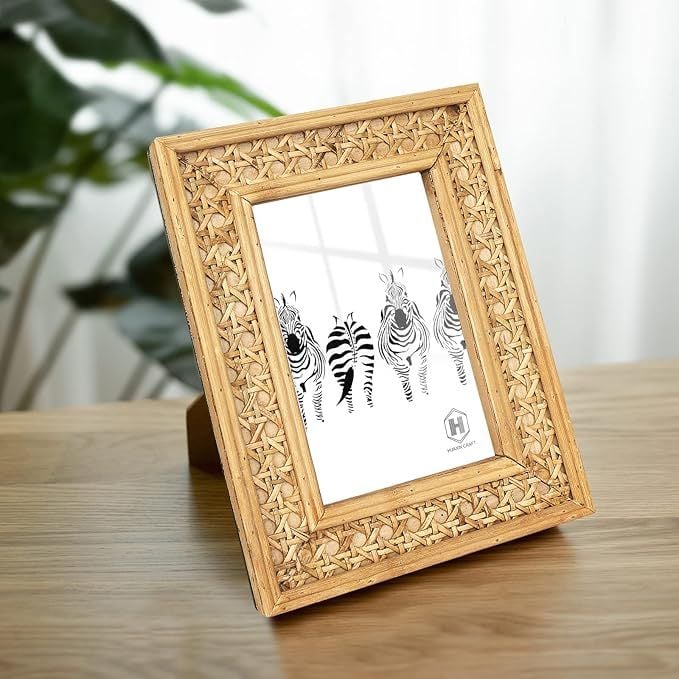  Handcrafted Natural Rattan Picture Frame - PF_NCV008 