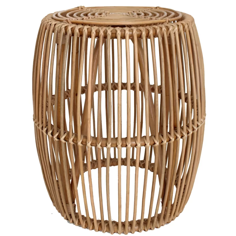  Handcrafted Natural Rattan Side Table - ST_NCV011 