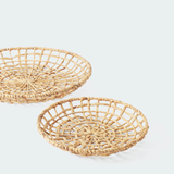  Handcrafted Woven Water Hyacinth Wall Decor Set - WD_NCV011 