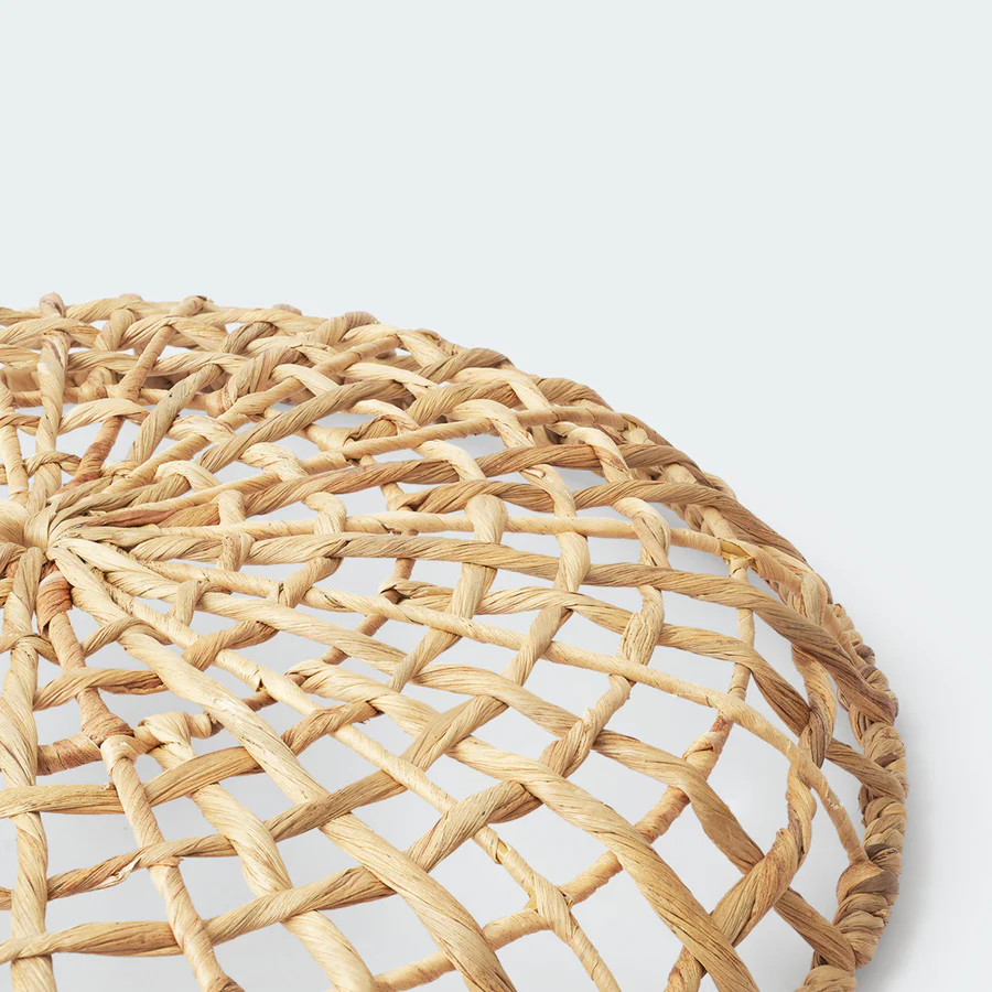  Handcrafted Woven Water Hyacinth Wall Decor Set - WD_NCV011 