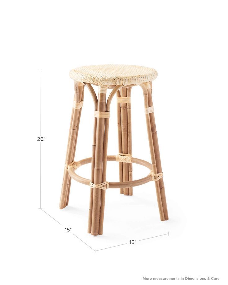  Handcrafted Natural Rattan Stool - ST_NCV012 