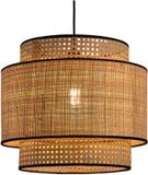  Hand-Woven Bamboo and Rattan Wall Lamp - WL_NCV019 