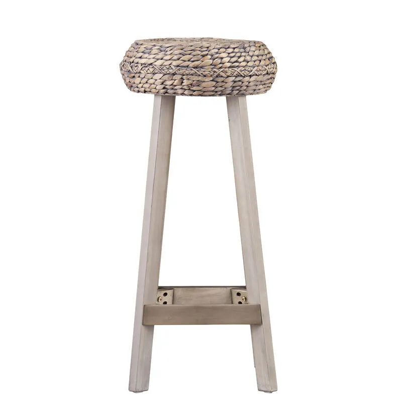  Handcrafted Water Hyacinth Bar Stool - ST_NCV014 