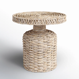  Handcrafted Water Hyacinth Side Table - ST_NCV015 