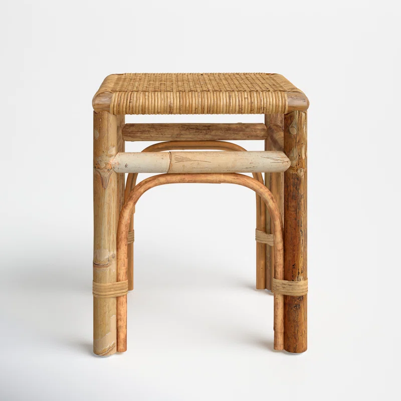  Handcrafted Natural Rattan Stool - ST_NCV016 