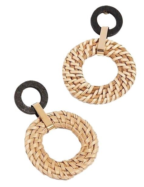  Handcrafted Rattan Earrings - ER_NCV001 