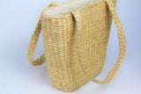  Handcrafted Natural Water Hyacinth Tote Bag - BAG_NCV015 