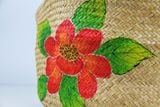  Handcrafted Handpainted Floral Seagrass Bag - BAG_NCV014 