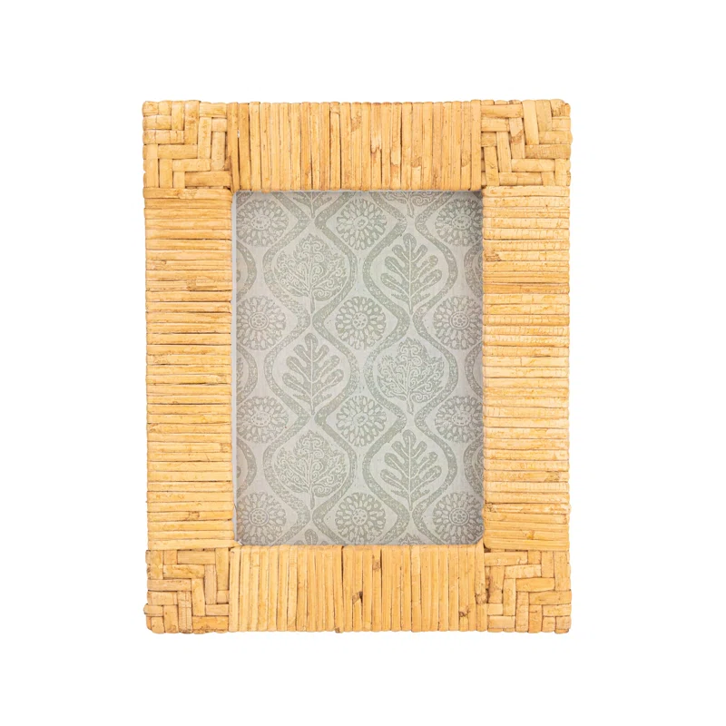  Handcrafted Natural Rattan Picture Frame - PF_NCV003 
