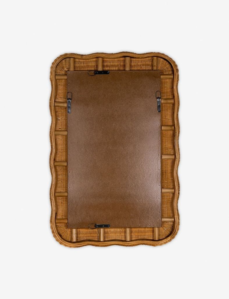  Handcrafted Natural Rattan Wall Mirror - MR_NCV004 