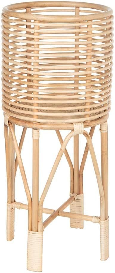  Handcrafted Rattan Plant Pot with Stand - POT_NCV005 
