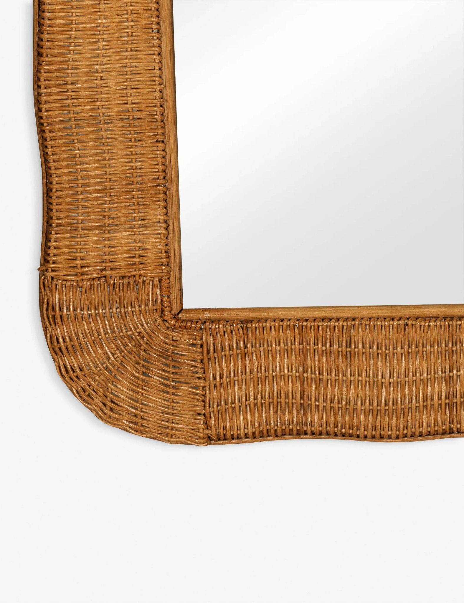  Handcrafted Rattan Wall Mirror - MR_NCV005 