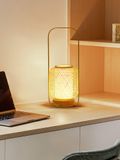  Handcrafted Bamboo and Wood Table Lamp - TL_NCV013 