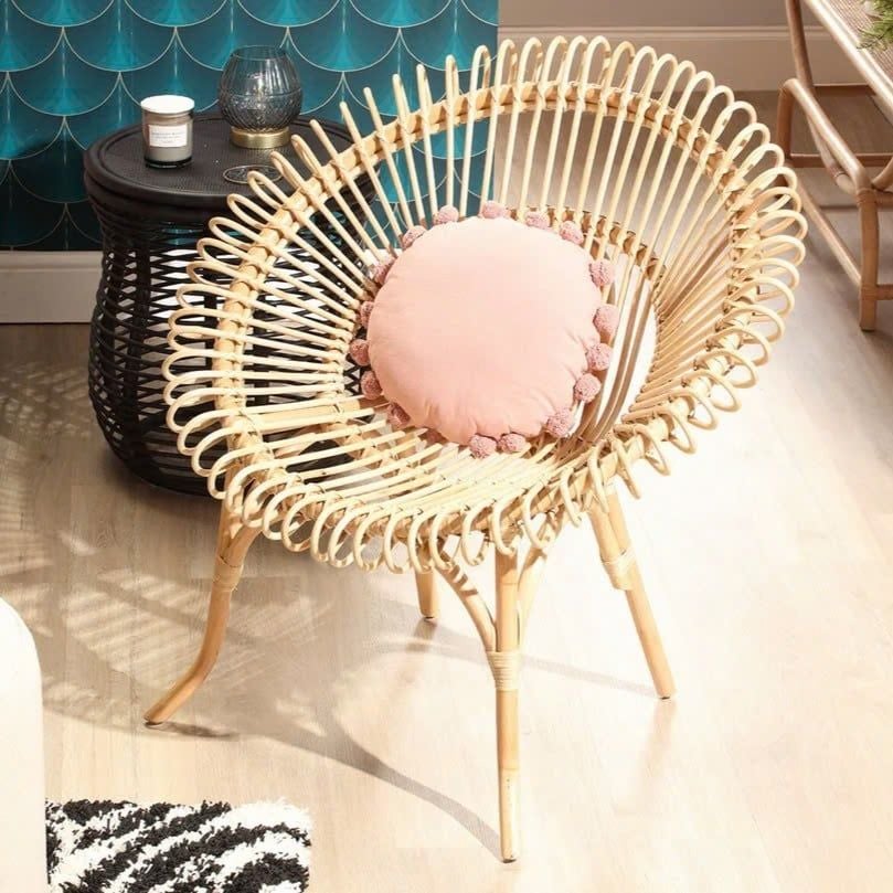  Natural Wicker Rattan Relaxing Chair - CH_NCV021 
