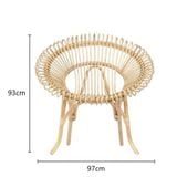  Natural Wicker Rattan Relaxing Chair - CH_NCV021 