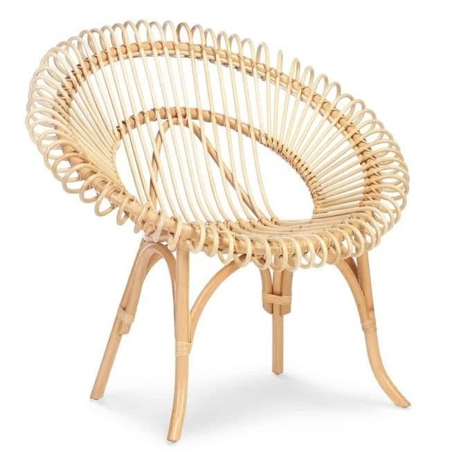  Natural Wicker Rattan Relaxing Chair - CH_NCV021 